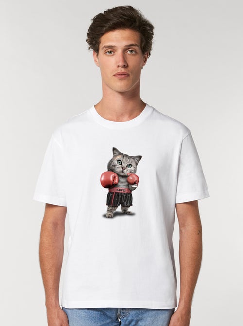 Camiseta Hombre - BOXING CAT - Kiabi