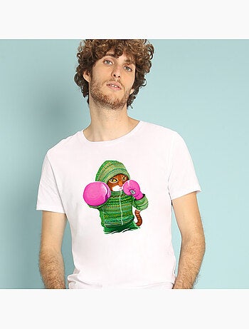 Camiseta Hombre - BOXING CAT GINGER