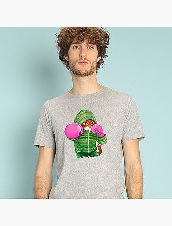 Camiseta Hombre - BOXING CAT GINGER