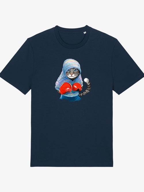 Camiseta Hombre - BOXING CAT GREY - Kiabi Camiseta Hombre - BOXING CAT GREY - Kiabi