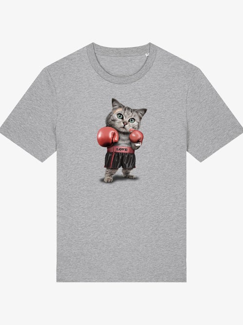 Camiseta Hombre - BOXING CAT - Kiabi