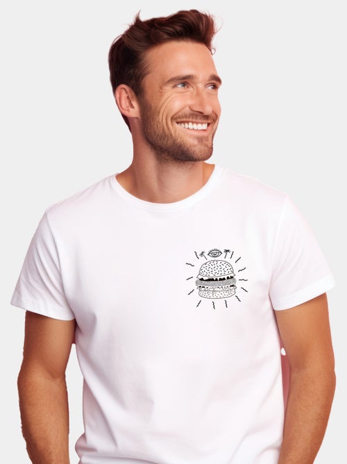 Camiseta Hombre - BURGER PUNK CŒUR - Kiabi