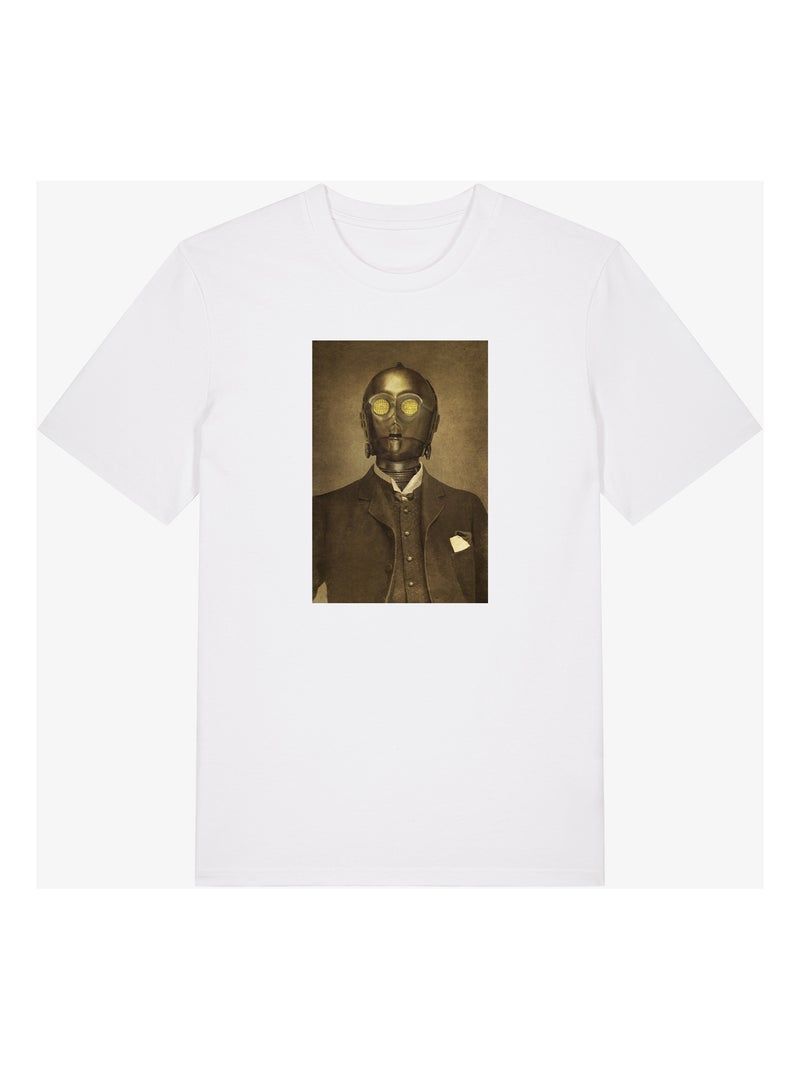 Camiseta Hombre - C3PO Blanco - Kiabi