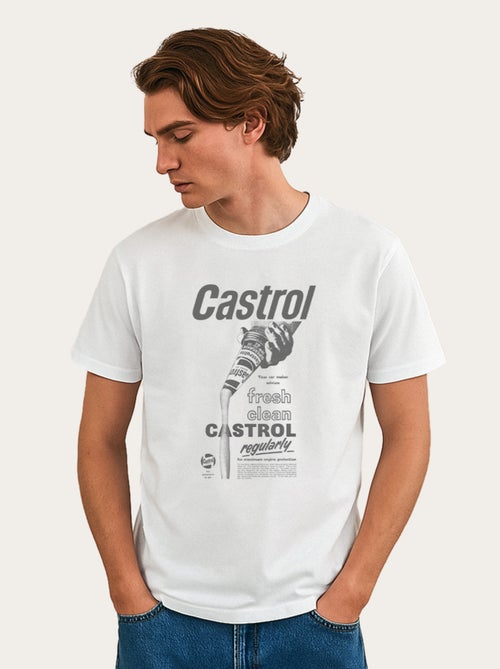 Camiseta Hombre - CASTROL FRESH CLEAN - Kiabi Camiseta Hombre - CASTROL FRESH CLEAN - Kiabi