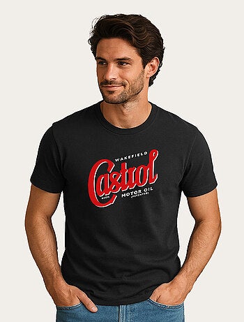 Camiseta Hombre - CASTROL REGISTERED LOGO