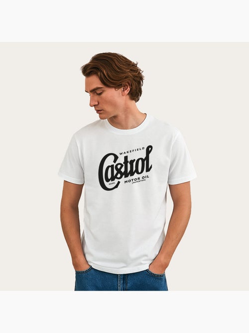 Camiseta Hombre - CASTROL REGISTERED SCRIPT - Kiabi Camiseta Hombre - CASTROL REGISTERED SCRIPT - Kiabi