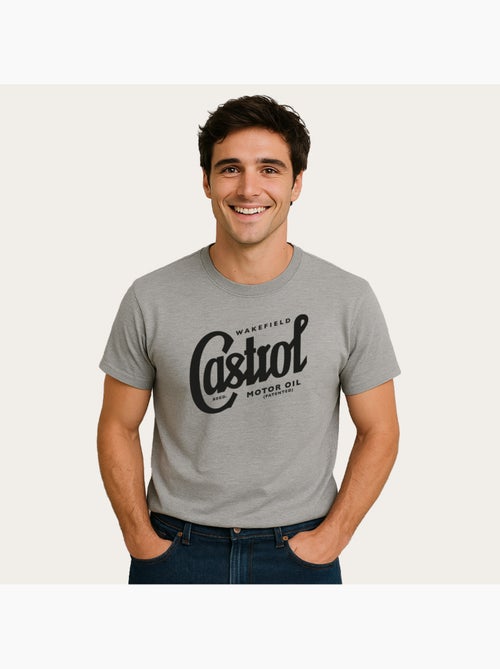 Camiseta Hombre - CASTROL REGISTERED SCRIPT - Kiabi Camiseta Hombre - CASTROL REGISTERED SCRIPT - Kiabi