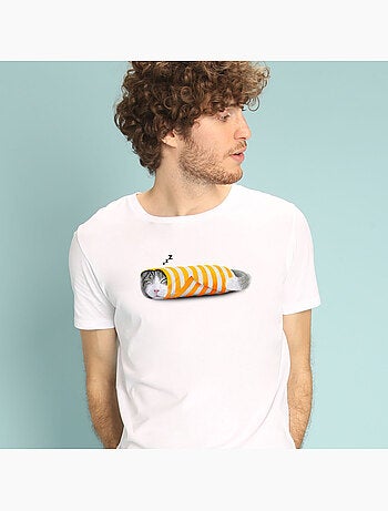 Camiseta Hombre - CAT IN THE PAPER
