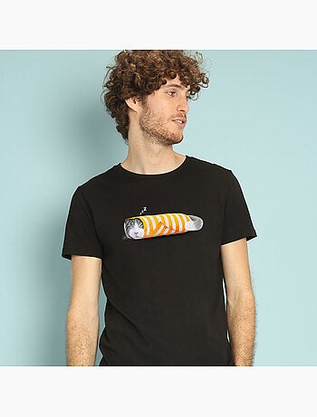 Camiseta Hombre - CAT IN THE PAPER