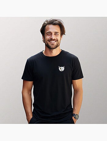 Camiseta Hombre - CHAT CLIN DOEIL CŒUR