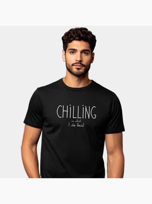 Camiseta Hombre - CHILLING IS WHAT I DO BEST - Kiabi