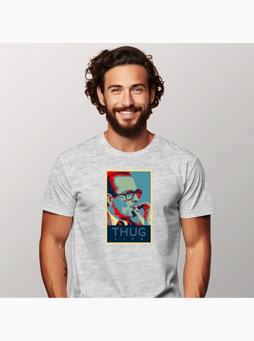 Camiseta Hombre - CHIRAC THUG LIFE - Kiabi Camiseta Hombre - CHIRAC THUG LIFE - Kiabi