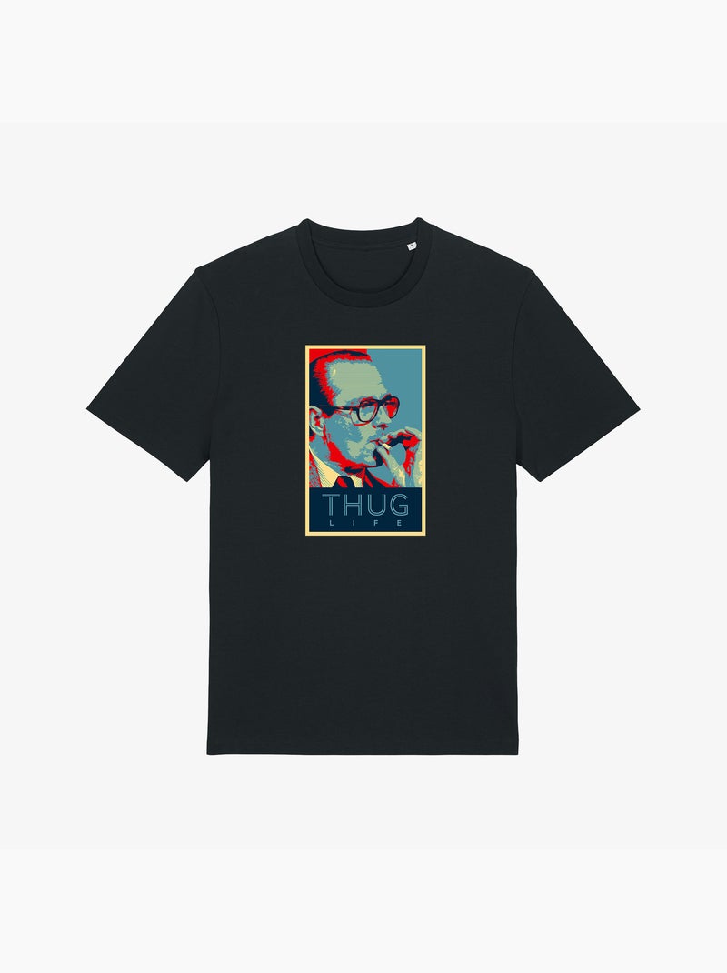 Camiseta Hombre - CHIRAC THUG LIFE Negro - Kiabi