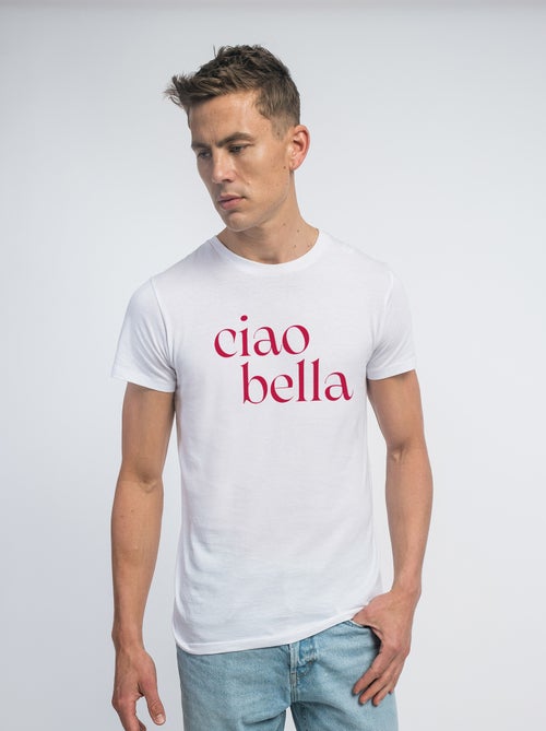 Camiseta Hombre - CIAO BELLA MPT - Kiabi Camiseta Hombre - CIAO BELLA MPT - Kiabi