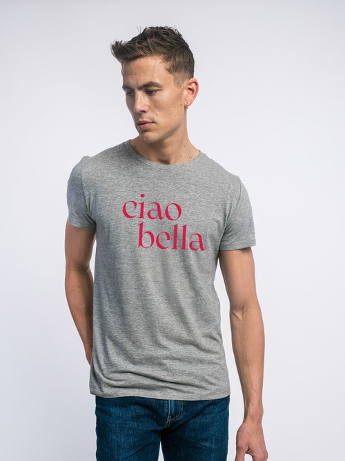 Camiseta Hombre - CIAO BELLA MPT - Kiabi Camiseta Hombre - CIAO BELLA MPT - Kiabi