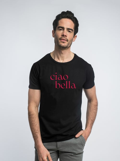 Camiseta Hombre - CIAO BELLA MPT - Kiabi Camiseta Hombre - CIAO BELLA MPT - Kiabi