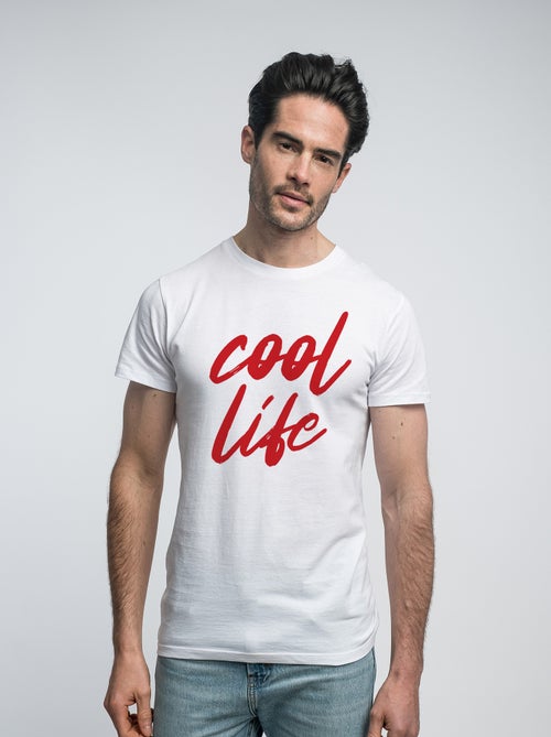 Camiseta Hombre - COOL LIFE WAF - Kiabi