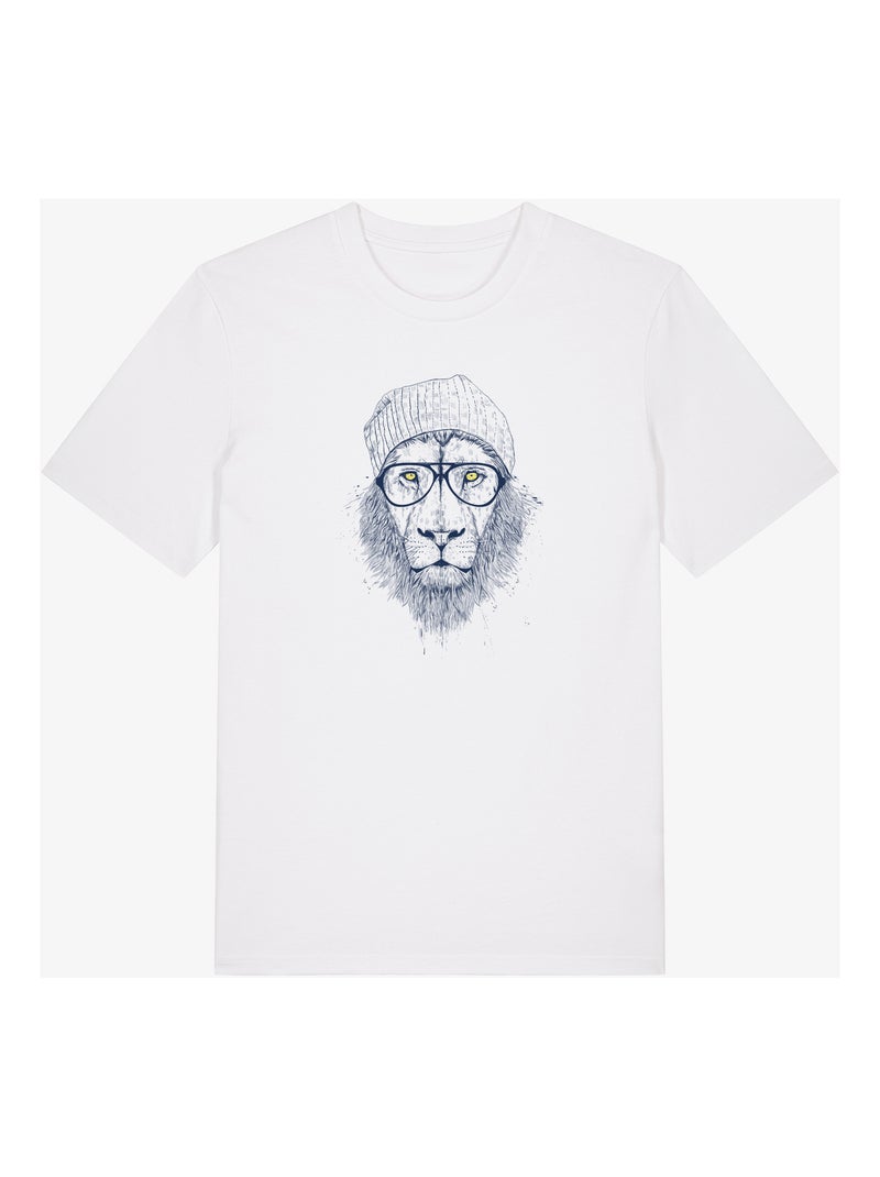Camiseta Hombre - COOL LION Blanco - Kiabi
