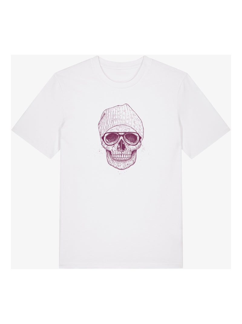 Camiseta Hombre - COOL SKULL Blanco - Kiabi