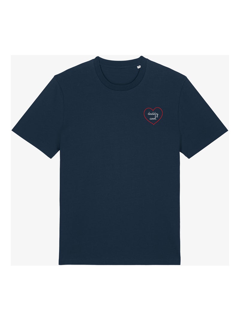 Camiseta Hombre - DADDY COOL - COEUR Azul marino - Kiabi