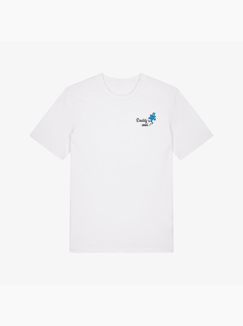 Camiseta Hombre - DADDY COOL COEUR Blanco - Kiabi