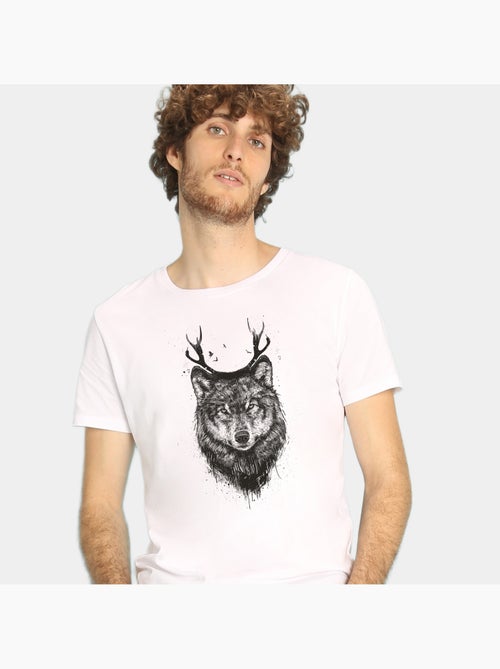 Camiseta Hombre - DEER WOLF - Kiabi