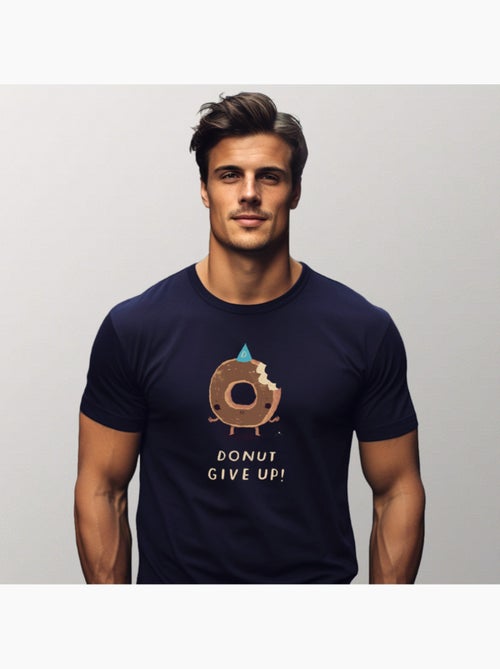 Camiseta Hombre - DONUT GIVE UP - Kiabi Camiseta Hombre - DONUT GIVE UP - Kiabi