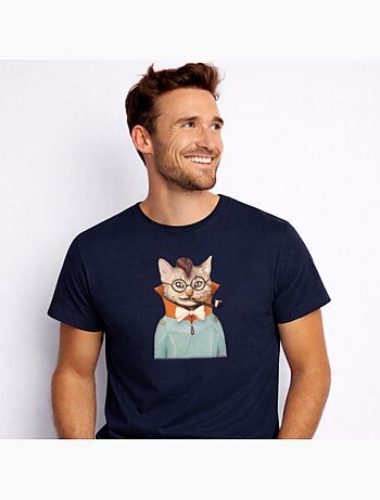Camiseta Hombre - ELECTRIC CAT