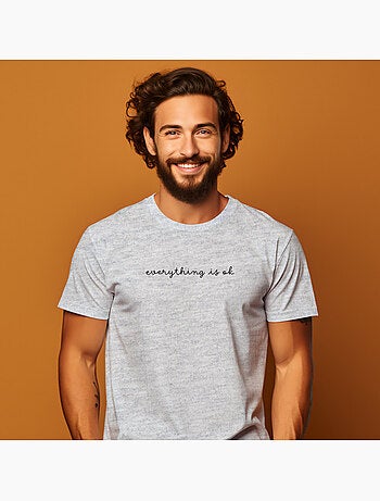 Camiseta Hombre - EVERYTHING IS OK