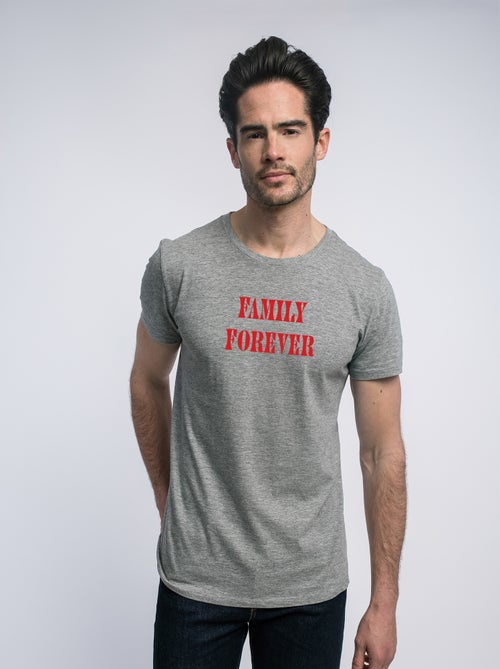 Camiseta Hombre - FAMILY FOREVER - Kiabi