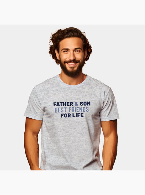 Camiseta Hombre - FATHER AND SON BEST FRIENDS FOR LIFE - Kiabi Camiseta Hombre - FATHER AND SON BEST FRIENDS FOR LIFE - Kiabi