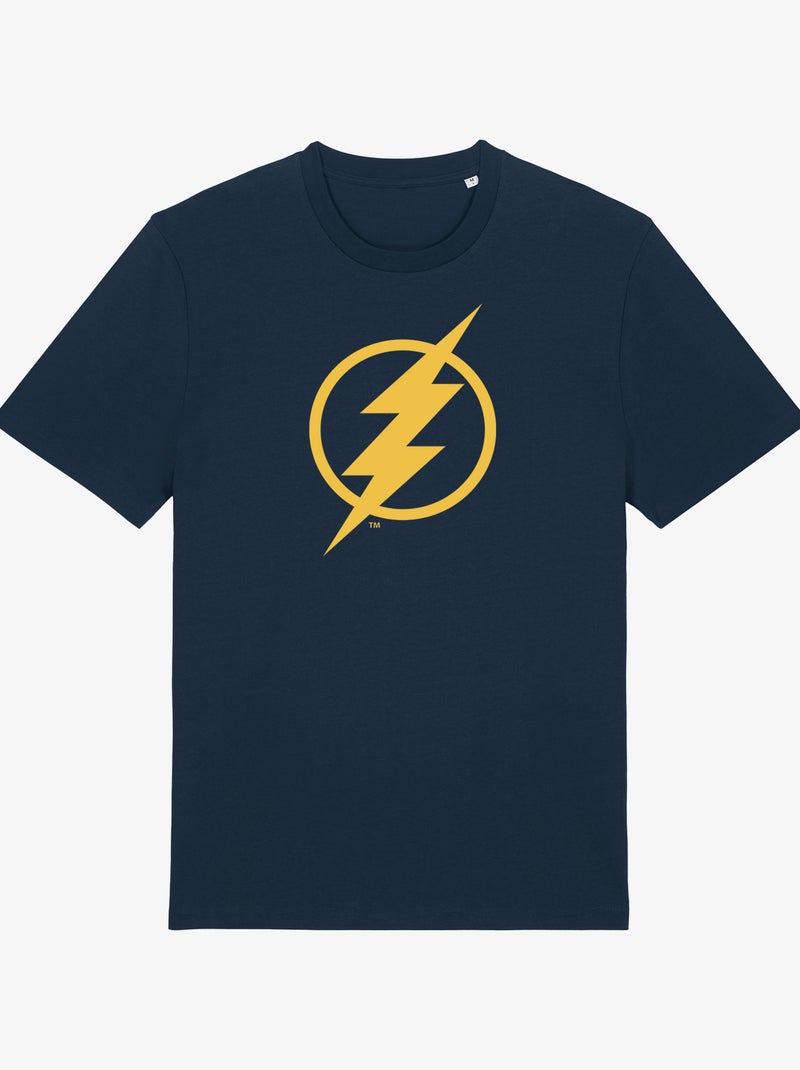 Camiseta Hombre - FLASH LOGO YALLOW Azul marino - Kiabi