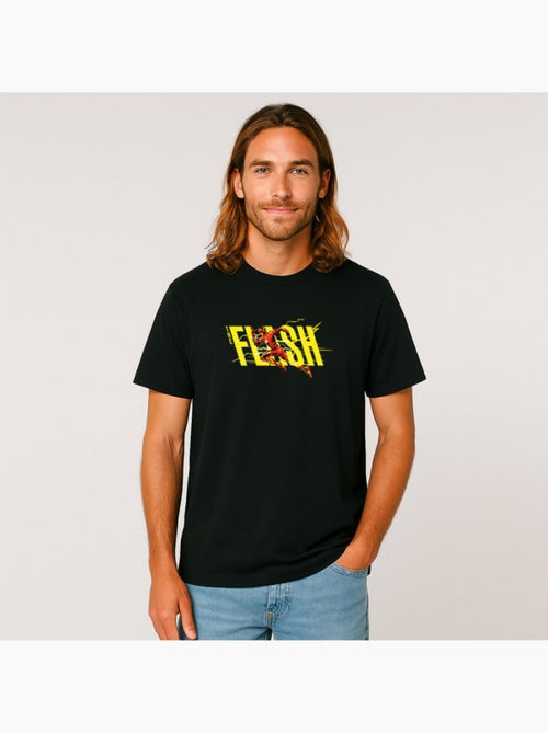 Camiseta Hombre - FLASH YELLOW SAVING THE FUTURE AND PAST - Kiabi Camiseta Hombre - FLASH YELLOW SAVING THE FUTURE AND PAST - Kiabi