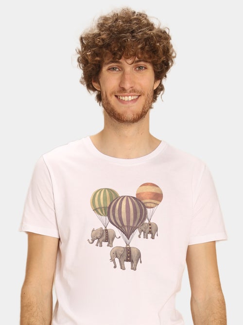 Camiseta Hombre - FLIGHT OF ELEPHANTS - Kiabi
