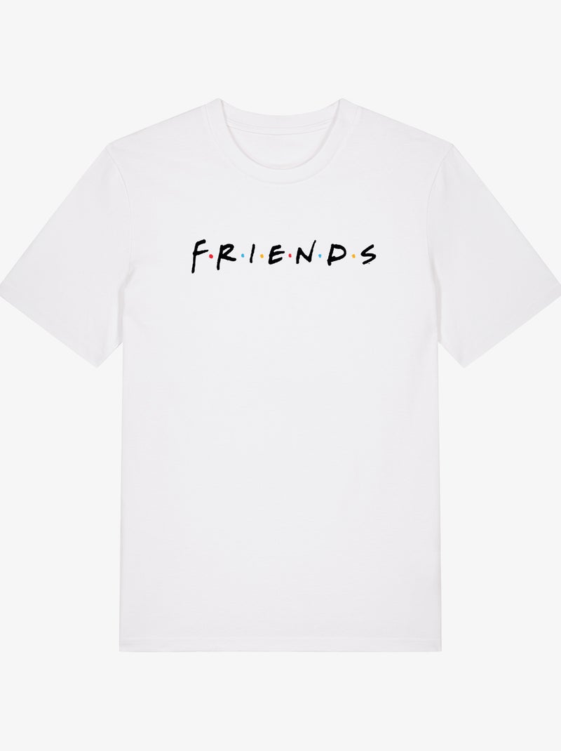 Camiseta Hombre - FRIENDS LOGO BLACK Blanco - Kiabi