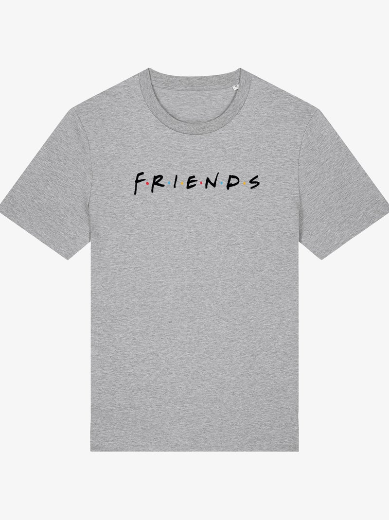 Camiseta Hombre - FRIENDS LOGO BLACK Gris jaspeado - Kiabi