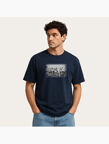 Camiseta Hombre - FRIENDS OFFICIAL LUNCH ATOP A SKYSCRAPER