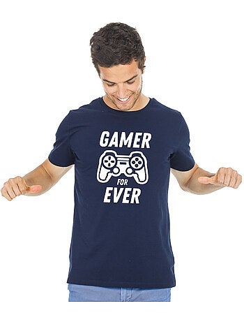 Camiseta Hombre - GAMER FOR EVER