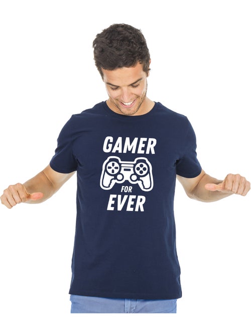 Camiseta Hombre - GAMER FOR EVER - Kiabi Camiseta Hombre - GAMER FOR EVER - Kiabi