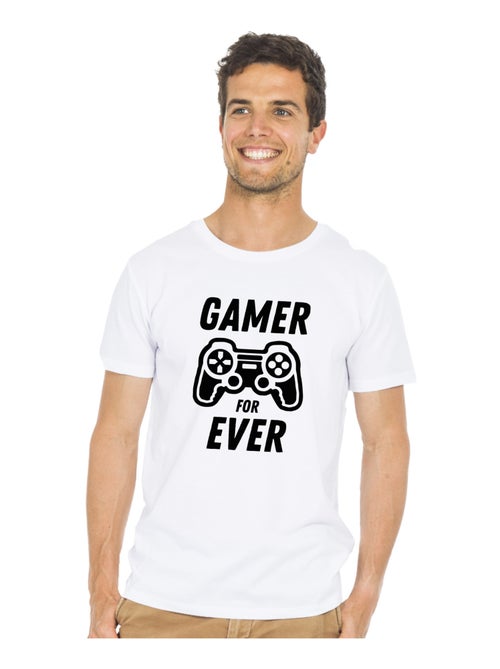 Camiseta Hombre - GAMER FOR EVER - Kiabi Camiseta Hombre - GAMER FOR EVER - Kiabi