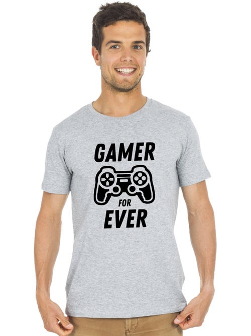 Camiseta Hombre - GAMER FOR EVER - Kiabi Camiseta Hombre - GAMER FOR EVER - Kiabi