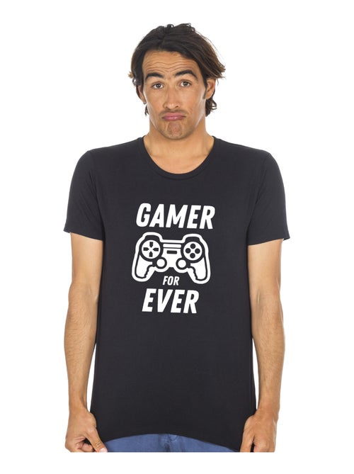 Camiseta Hombre - GAMER FOR EVER - Kiabi Camiseta Hombre - GAMER FOR EVER - Kiabi