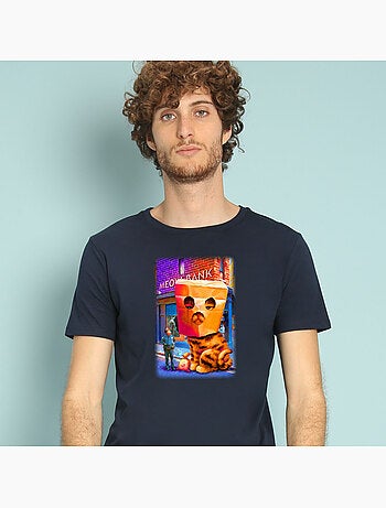 Camiseta Hombre - GIANT CAT ROBBERY