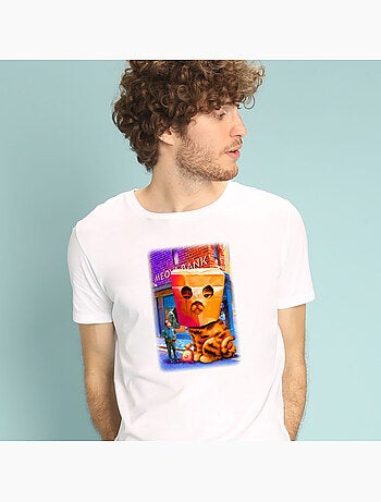 Camiseta Hombre - GIANT CAT ROBBERY