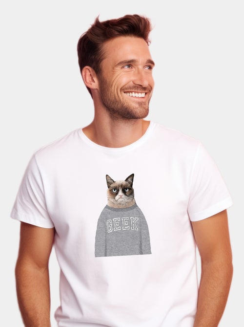 Camiseta Hombre - GRUMPY CAT - Kiabi Camiseta Hombre - GRUMPY CAT - Kiabi