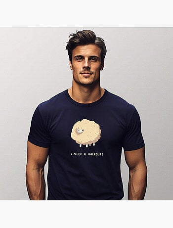 Camiseta Hombre - HAIRCUT SHEEP