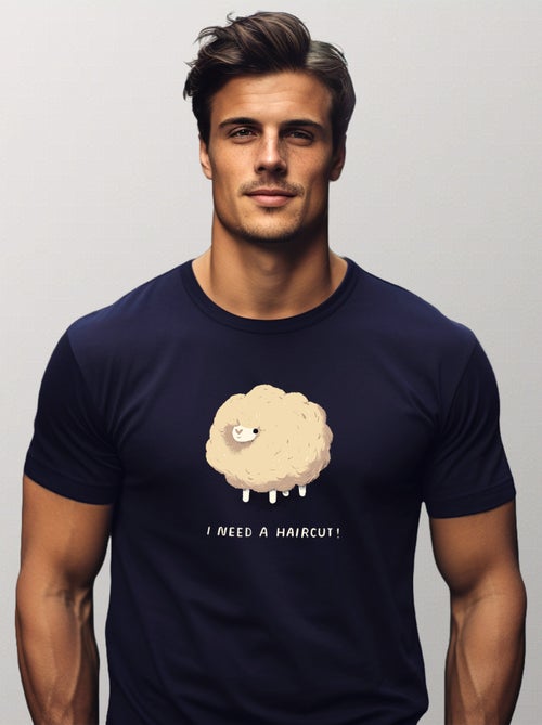 Camiseta Hombre - HAIRCUT SHEEP - Kiabi