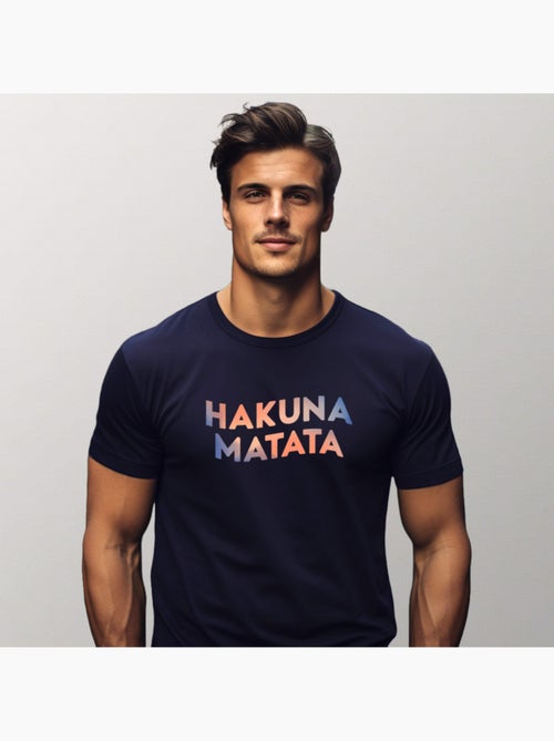 Camiseta Hombre - HAKUNA MATATA 3 - Kiabi Camiseta Hombre - HAKUNA MATATA 3 - Kiabi