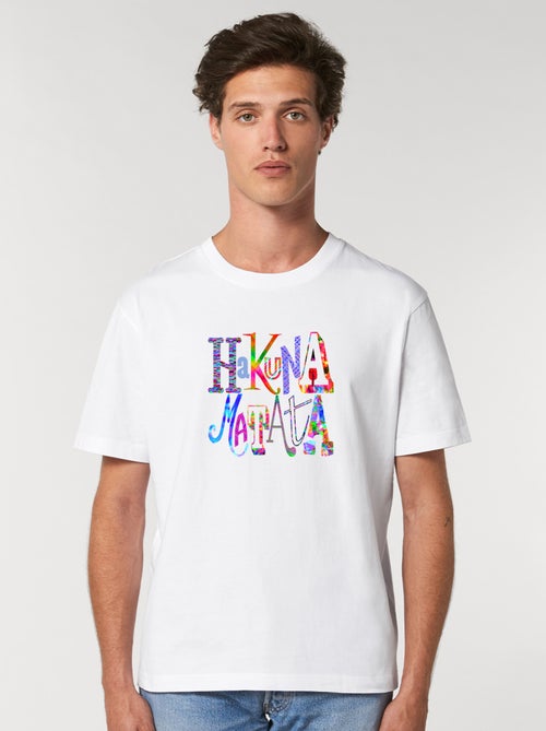 Camiseta Hombre - HAKUNA MATATA COLOR - Kiabi