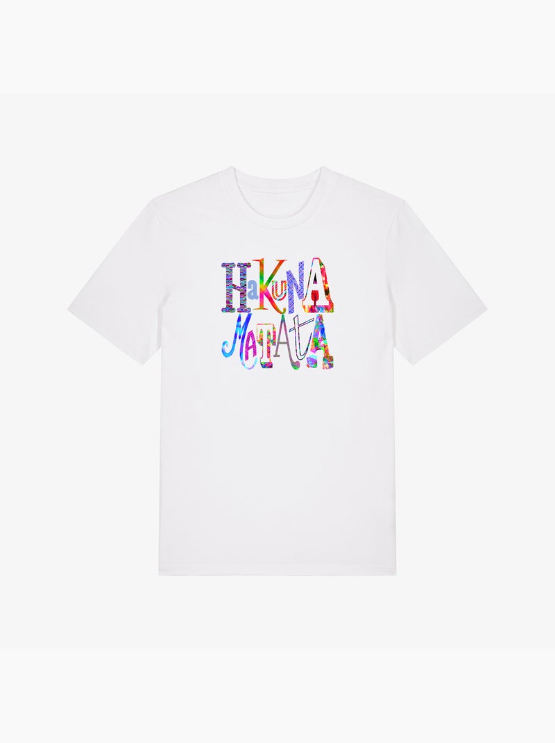 Camiseta Hombre - HAKUNA MATATA COLOR Blanco - Kiabi